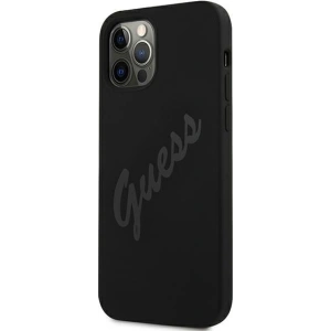 Hurtownia GSM - Etui Guess GUHCP12LLSVSBK Apple iPhone 12 Pro Max czarny/black hardcase Script Vintage - GUE879BLK - {ean13} - Hurt