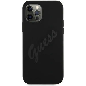 Hurtownia GSM - Etui Guess GUHCP12LLSVSBK Apple iPhone 12 Pro Max czarny/black hardcase Script Vintage - GUE879BLK - {ean13} - Hurt