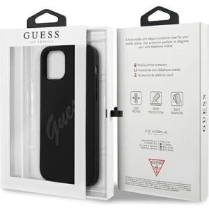 Hurtownia GSM - Etui Guess GUHCP12LLSVSBK Apple iPhone 12 Pro Max czarny/black hardcase Script Vintage - GUE879BLK - {ean13} - Hurt