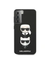 Hurtownia GSM - Etui Karl Lagerfeld KLHCS21MSAKICKCBK Samsung Galaxy S21+ Plus czarny/black hardcase Saffiano Ikonik Karl&Choupette Head - KLD453BLK - {ean13} - Hurt