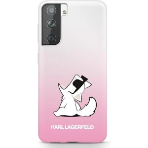 Hurtownia GSM - Etui Karl Lagerfeld KLHCS21SCFNRCPI Samsung Galaxy S21 hardcase różowy/pink Choupette Fun - KLD456PNK - {ean13} - Hurt