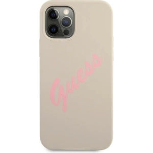 Hurtownia GSM - Etui Guess GUHCP12LLSVSGP Apple iPhone 12 Pro Max szaro różowy/grey pink hardcase Silicone Vintage - GUE882GRYPNK - {ean13} - Hurt