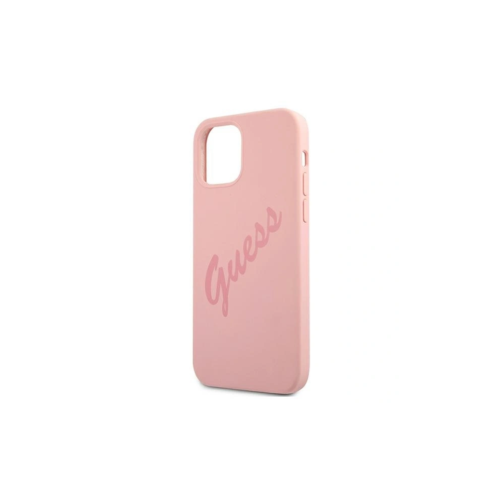 Hurtownia GSM - Etui Guess GUHCP12LLSVSPI Apple iPhone 12 Pro Max różowy/pink hardcase Script Vintage - GUE884PNK - {ean13} - Hurt