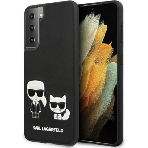 Hurtownia GSM - Etui Karl Lagerfeld KLHCS21SPCUSKCBK Samsung Galaxy S21 czarny/black hardcase Ikonik Karl & Choupette - KLD458BLK - {ean13} - Hurt