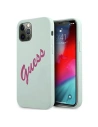 Etui Guess GUHCP12MLSVSBF Apple iPhone 12/12 Pro niebieski fuksja/blue fuschia hardcase Silicone Vintage