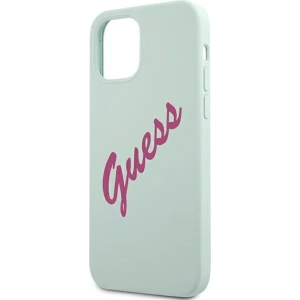 Hurtownia GSM - Etui Guess GUHCP12MLSVSBF Apple iPhone 12/12 Pro niebieski fuksja/blue fuschia hardcase Silicone Vintage - GUE889BLUFCS - {ean13} - Hurt