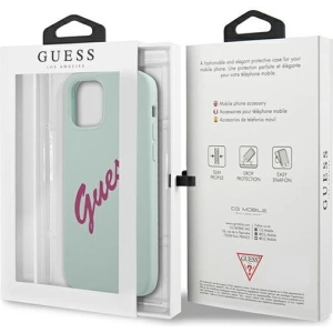 Hurtownia GSM - Etui Guess GUHCP12MLSVSBF Apple iPhone 12/12 Pro niebieski fuksja/blue fuschia hardcase Silicone Vintage - GUE889BLUFCS - {ean13} - Hurt