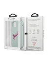 Wholesale Guess GUHCP12MLSVSBF Apple iPhone 12/12 Pro blue fuschia hardcase Silicone Vintage - GUE889BLUFCS - {ean13} - Hurt