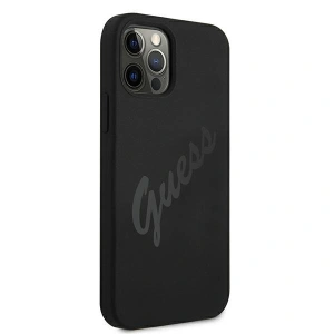 Etui Guess GUHCP12MLSVSBK Apple iPhone 12/12 Pro czarny/black hardcase Script Vintage