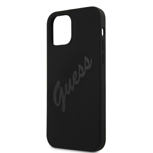 Etui Guess GUHCP12MLSVSBK Apple iPhone 12/12 Pro czarny/black hardcase Script Vintage