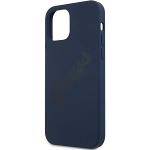 Hurtownia GSM - Etui Guess GUHCP12MLSVSBL Apple iPhone 12/12 Pro niebieski/blue hardcase Script Vintage - GUE891BLU - {ean13} - Hurt