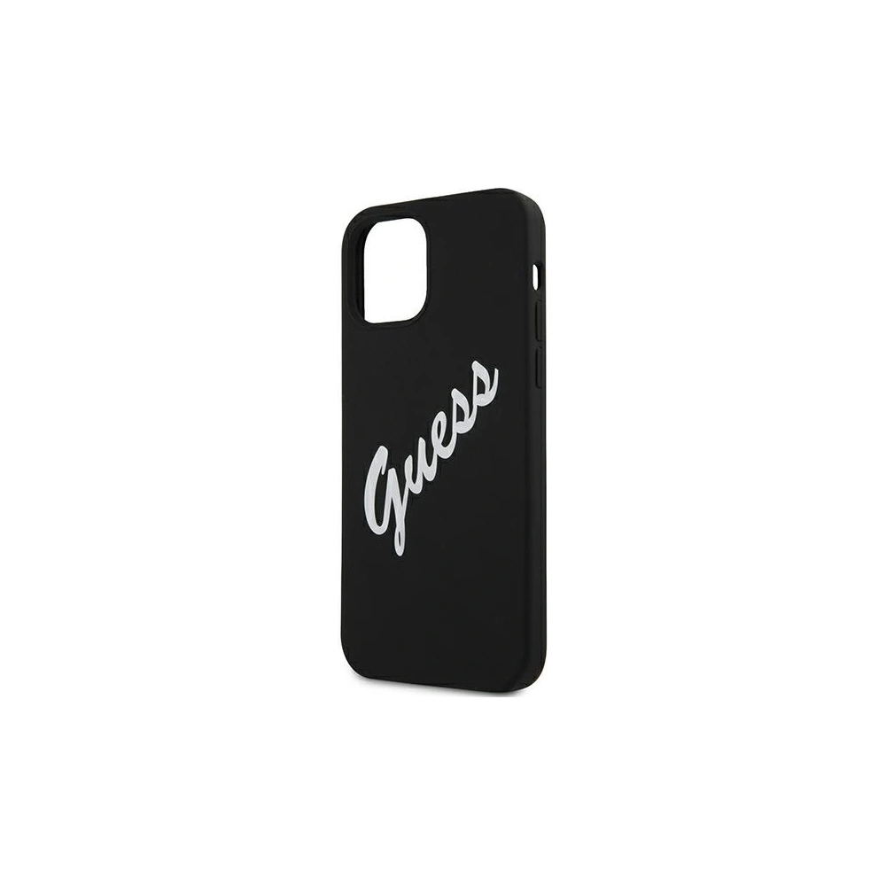 Hurtownia GSM - Etui Guess GUHCP12MLSVSBW Apple iPhone 12/12 Pro czarno biały/black white hardcase Silicone Vintage - GUE892BLKWHT - {ean13} - Hurt
