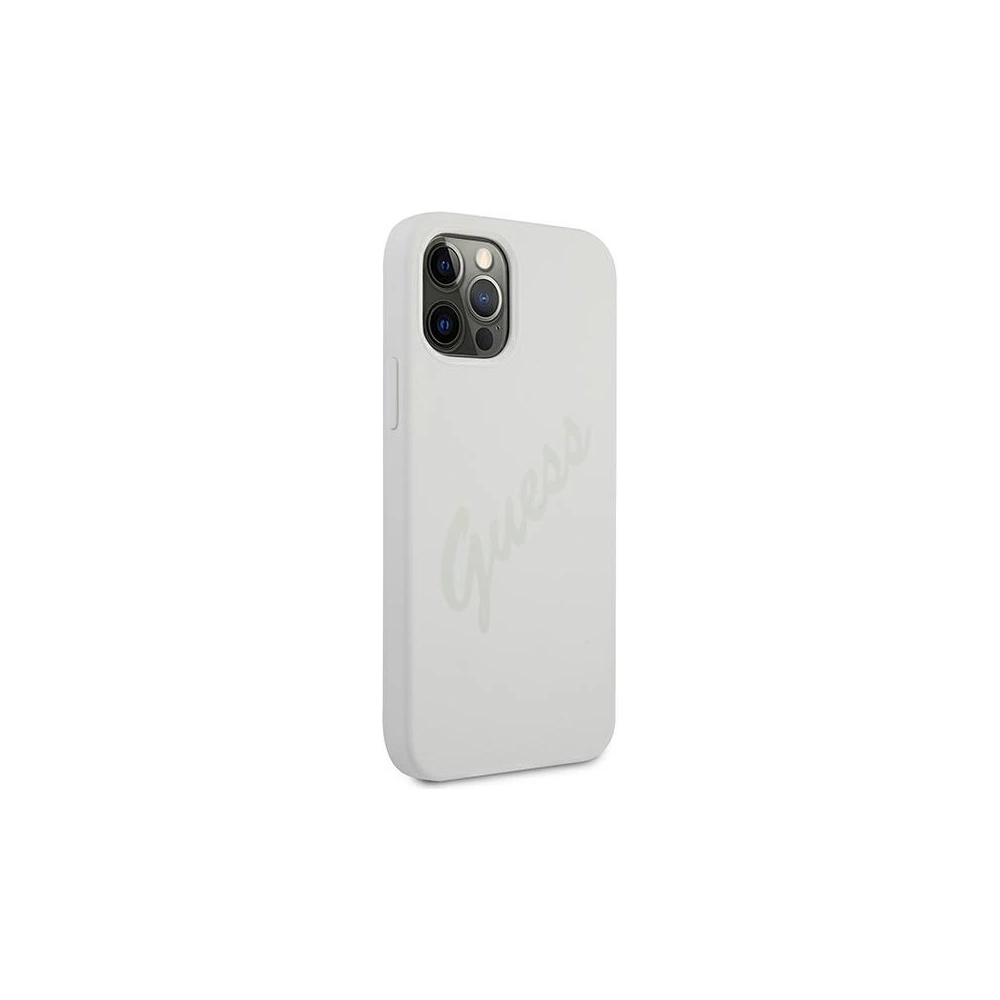 Wholesale Guess GUHCP12MLSVSCR Apple iPhone 12/12 Pro cream hardcase Script Vintage - GUE893CRE - {ean13} - Hurt