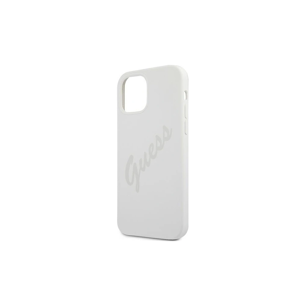 Hurtownia GSM - Etui Guess GUHCP12MLSVSCR Apple iPhone 12/12 Pro kremowy/cream hardcase Script Vintage - GUE893CRE - {ean13} - Hurt