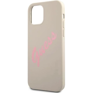 Hurtownia GSM - Etui Guess GUHCP12MLSVSGP Apple iPhone 12/12 Pro szaro różowy/grey pink hardcase Silicone Vintage - GUE894GRYPNK - {ean13} - Hurt