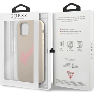 Hurtownia GSM - Etui Guess GUHCP12MLSVSGP Apple iPhone 12/12 Pro szaro różowy/grey pink hardcase Silicone Vintage - GUE894GRYPNK - {ean13} - Hurt