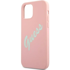 Hurtownia GSM - Etui Guess GUHCP12MLSVSPG Apple iPhone 12/12 Pro różowo zielony/green pink hardcase Silicone Vintage - GUE895GRNPNK - {ean13} - Hurt