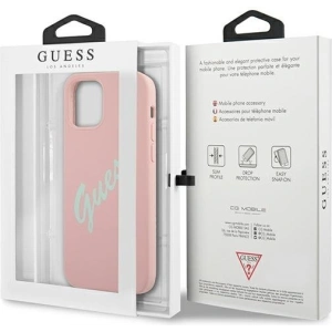 Hurtownia GSM - Etui Guess GUHCP12MLSVSPG Apple iPhone 12/12 Pro różowo zielony/green pink hardcase Silicone Vintage - GUE895GRNPNK - {ean13} - Hurt