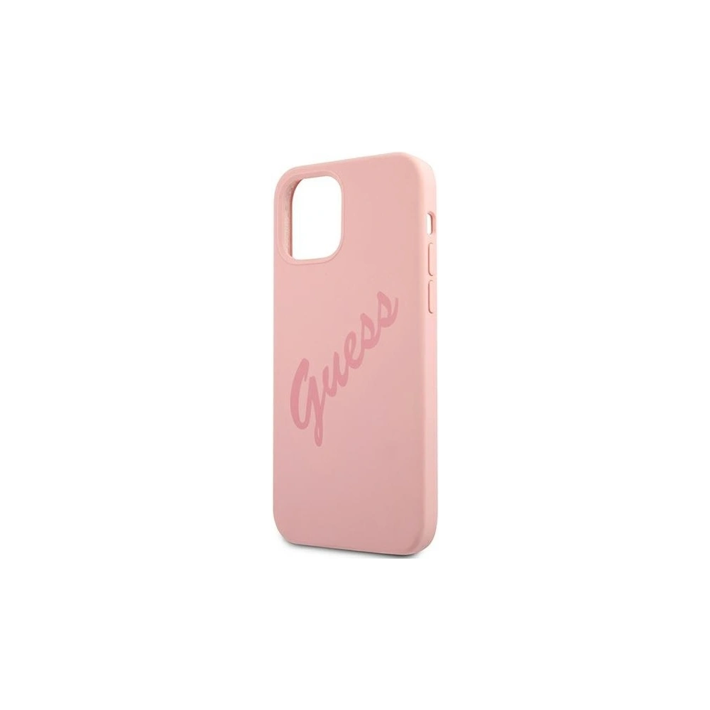 Wholesale Guess GUHCP12MLSVSPI Apple iPhone 12/12 Pro pink hardcase Script Vintage - GUE896PNK - {ean13} - Hurt