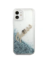Wholesale Guess GUHCP12SGLVSBL Apple iPhone 12 mini blue hardcase Glitter Vintage Script - GUE897BLU - {ean13} - Hurt