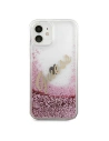 Wholesale Guess GUHCP12SGLVSPI Apple iPhone 12 mini pink hardcase Glitter Vintage Script - GUE899PNK - {ean13} - Hurt
