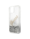 Wholesale Guess GUHCP12SGLVSSI Apple iPhone 12 mini silver hardcase Glitter Vintage Script - GUE900SLV - {ean13} - Hurt
