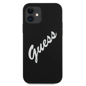 Hurtownia GSM - Etui Guess GUHCP12SLSVSBW Apple iPhone 12 mini czarno biały/black white hardcase Silicone Vintage - GUE902BLKWHT - {ean13} - Hurt