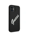 Hurtownia GSM - Etui Guess GUHCP12SLSVSBW Apple iPhone 12 mini czarno biały/black white hardcase Silicone Vintage - GUE902BLKWHT - {ean13} - Hurt