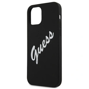 Hurtownia GSM - Etui Guess GUHCP12SLSVSBW Apple iPhone 12 mini czarno biały/black white hardcase Silicone Vintage - GUE902BLKWHT - {ean13} - Hurt