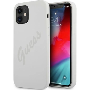 Hurtownia GSM - Etui Guess GUHCP12SLSVSCR Apple iPhone 12 mini kremowy/cream hardcase Script Vintage - GUE903CRE - {ean13} - Hurt