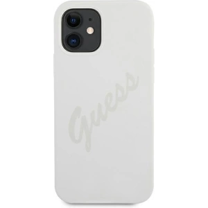 Hurtownia GSM - Etui Guess GUHCP12SLSVSCR Apple iPhone 12 mini kremowy/cream hardcase Script Vintage - GUE903CRE - {ean13} - Hurt