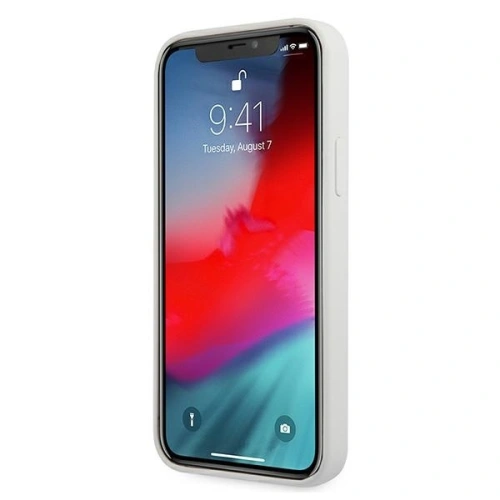 Etui Guess GUHCP12SLSVSCR Apple iPhone 12 mini kremowy/cream hardcase Script Vintage