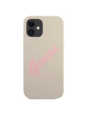 Hurtownia GSM - Etui Guess GUHCP12SLSVSGP Apple iPhone 12 mini szaro różowy/grey pink hardcase Silicone Vintage - GUE904GRYPNK - {ean13} - Hurt
