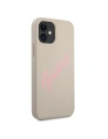 Hurtownia GSM - Etui Guess GUHCP12SLSVSGP Apple iPhone 12 mini szaro różowy/grey pink hardcase Silicone Vintage - GUE904GRYPNK - {ean13} - Hurt