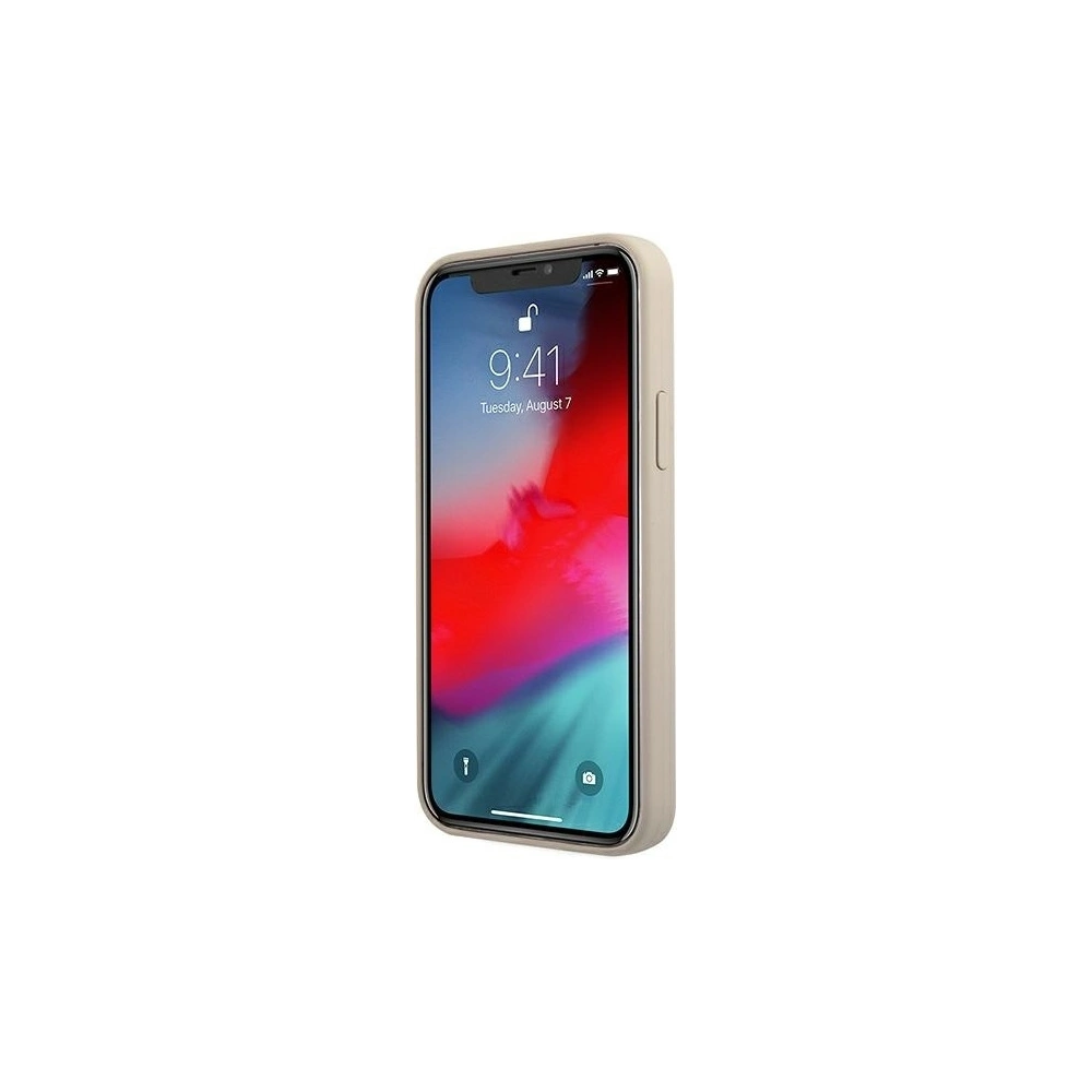 Wholesale Guess GUHCP12SLSVSGP Apple iPhone 12 mini grey pink hardcase Silicone Vintage - GUE904GRYPNK - {ean13} - Hurt