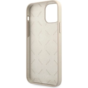 Hurtownia GSM - Etui Guess GUHCP12SLSVSGP Apple iPhone 12 mini szaro różowy/grey pink hardcase Silicone Vintage - GUE904GRYPNK - {ean13} - Hurt