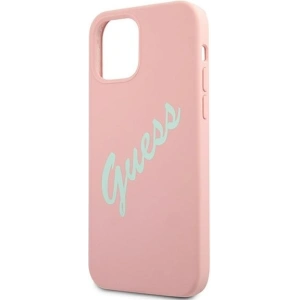 Hurtownia GSM - Etui Guess GUHCP12SLSVSPG Apple iPhone 12 mini różowo zielony/green pink hardcase Silicone Vintage - GUE905PNKGRN - {ean13} - Hurt
