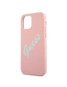 Hurtownia GSM - Etui Guess GUHCP12SLSVSPG Apple iPhone 12 mini różowo zielony/green pink hardcase Silicone Vintage - GUE905PNKGRN - {ean13} - Hurt