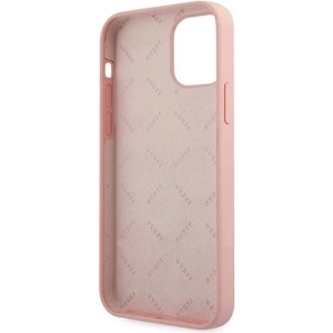 Hurtownia GSM - Etui Guess GUHCP12SLSVSPG Apple iPhone 12 mini różowo zielony/green pink hardcase Silicone Vintage - GUE905PNKGRN - {ean13} - Hurt