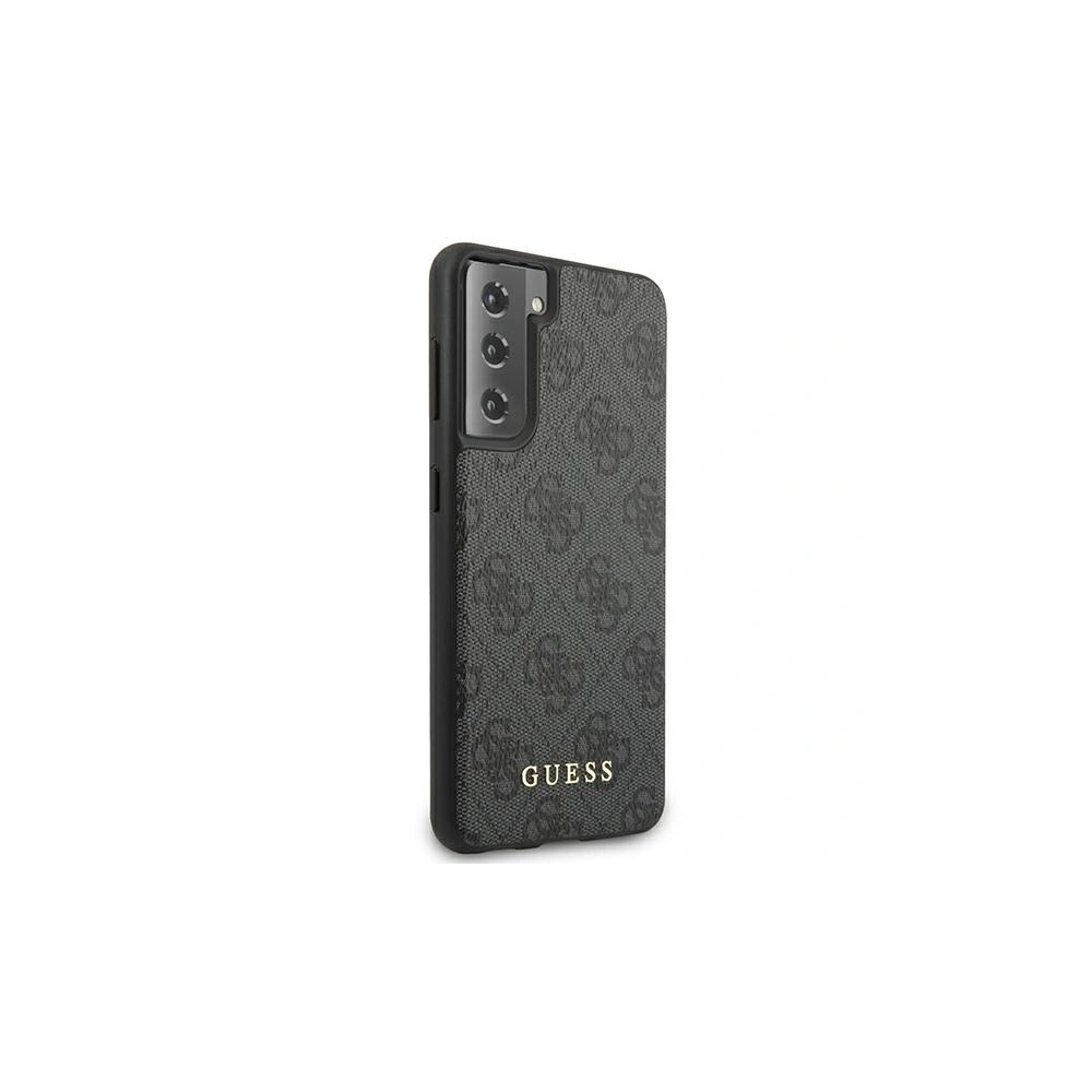 Hurtownia GSM - Etui Guess GUHCS21MG4GFGR Samsung Galaxy S21+ Plus szary/grey hard case 4G Metal Gold Logo - GUE912GRY - {ean13} - Hurt