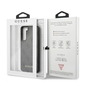 Hurtownia GSM - Etui Guess GUHCS21MG4GFGR Samsung Galaxy S21+ Plus szary/grey hard case 4G Metal Gold Logo - GUE912GRY - {ean13} - Hurt
