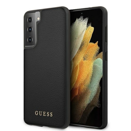 Etui Guess GUHCS21MIGLBK Samsung Galaxy S21+ Plus czarny/black hard case Iridescent