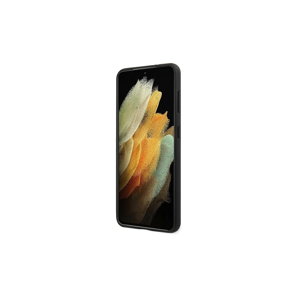 Hurtownia GSM - Guess Samsung Case GUHCS21MIGLBK Galaxy S21+ Plus schwarz/schwarz hartes Case Iridescent - GUE913BLK - {ean13} - Hurt