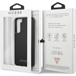 Hurtownia GSM - Guess Samsung Case GUHCS21MIGLBK Galaxy S21+ Plus schwarz/schwarz hartes Case Iridescent - GUE913BLK - {ean13} - Hurt