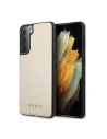 Hurtownia GSM - Guess Samsung Case GUHCS21MIGLGO Galaxy S21+ Plus gold/gold hartes Case Iridescent - GUE914GLD - {ean13} - Hurt
