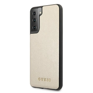 Hurtownia GSM - Guess Samsung Case GUHCS21MIGLGO Galaxy S21+ Plus gold/gold hartes Case Iridescent - GUE914GLD - {ean13} - Hurt