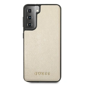Hurtownia GSM - Guess Samsung Case GUHCS21MIGLGO Galaxy S21+ Plus gold/gold hartes Case Iridescent - GUE914GLD - {ean13} - Hurt