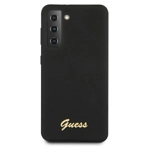 Hurtownia GSM - Etui Guess GUHCS21MLSLMGBK Samsung Galaxy S21+ Plus czarny/black hardcase Silicone Script Metal Logo - GUE915BLK - {ean13} - Hurt