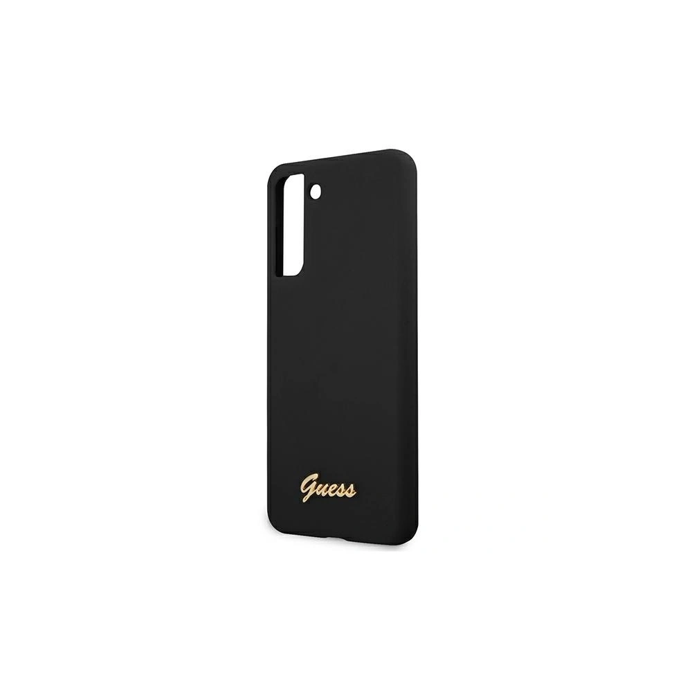 Hurtownia GSM - Etui Guess GUHCS21MLSLMGBK Samsung Galaxy S21+ Plus czarny/black hardcase Silicone Script Metal Logo - GUE915BLK - {ean13} - Hurt