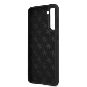 Hurtownia GSM - Etui Guess GUHCS21MLSLMGBK Samsung Galaxy S21+ Plus czarny/black hardcase Silicone Script Metal Logo - GUE915BLK - {ean13} - Hurt